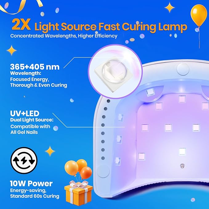 Beetles Gel Nail Polish Kit with UV Light - 31Pcs Nail Polish Set Popular Color Gel with Base and Matte&Glossy Top Coat Soak Off All Season DIY Manicure Kit Art Gifts for Women Teen Girls