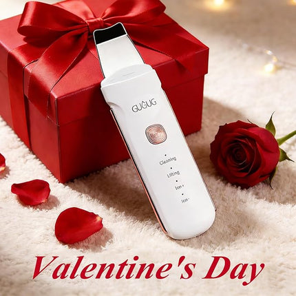 GUGUG Skin Scrubber 4-in-1 Waterproof Facial Spatula for Deep Cleansing, Blackhead Removal Tools, Pore Cleaner for Face