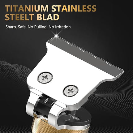 Ufree Hair Trimmer & Beard Trimmer for Men Professional, Electric Razor Shavers for Men, T Blade Precision Edgers Liners, Barber Clippers for Hair Cutting Mustache Facial, Mens Gifts