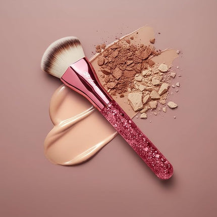 Blending Liquid Makeup Foundation Brush - Kabuki Contour Brush, Face Buffing Brush With Pro Quality Synthetic Dense Bristles For Stippling Mineral Cream, Powder, Blush