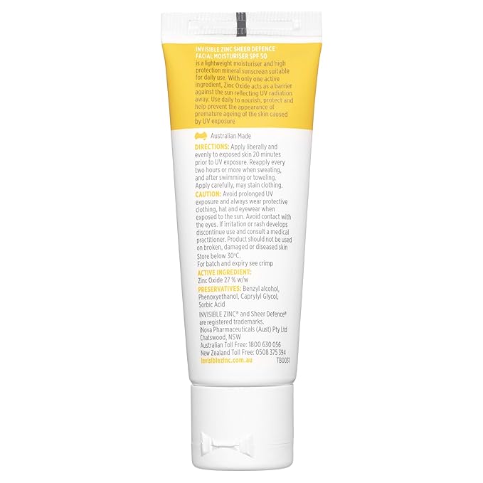 Sheer Defence Moisturizer SPF 50 - Daily Moisturizer With Sun Protection To Prevent Appearance Of Premature Aging Caused By Harmful UV Rays - 50g