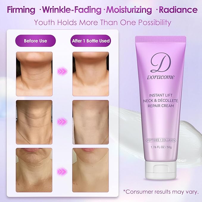 Firming Neck Cream for Crepey Skin Body Care Comfort,Moisturizing, Tightening Lotions Cosmetic Skin Care Skin & Repair for Women