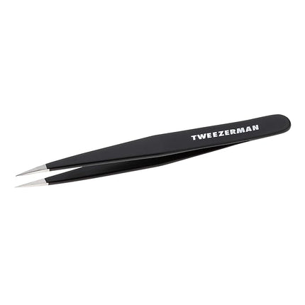 Tweezerman Stainless Steel Point Tweezer - Eyebrow Precision Tweezers, Facial and Ingrown Hair Removal (Midnight Sky)