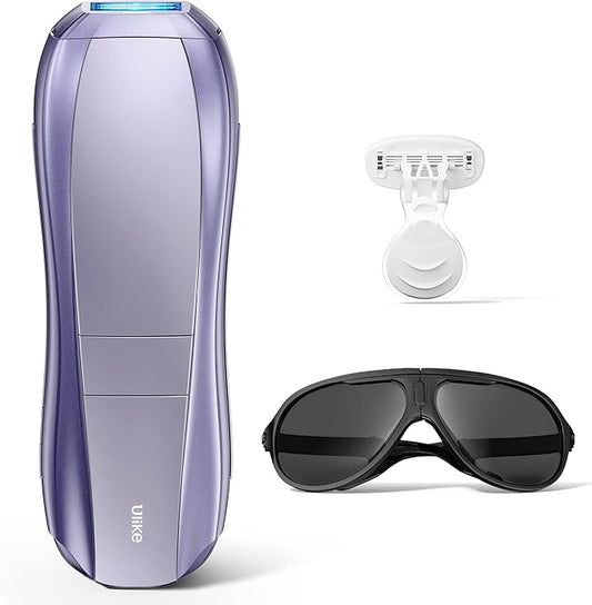 Ulike Laser Hair Removal Device Air 10 Ipl Gift for Women and Men, Ice Cool and Permanent Hair Reduction for Nearly Painless, Dual Lights, Skin Sensor & USHR Mode Hair Removal in 10mins from Home