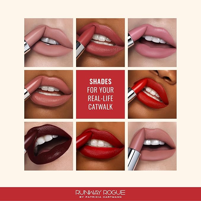 Runway Rogue 90s Vibe Lipstick, Moisturizing Matte Soft Berry-Nude Lipstick, ‘Work the Crowd’