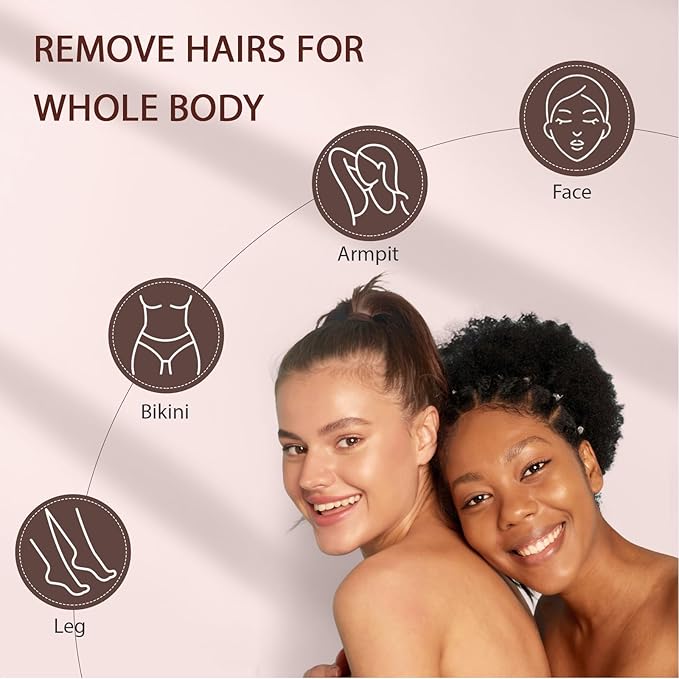 Hard Wax Beads, Bouvetan 2.5lb Wax Beans for Hair Removal, Sensitive Skin, Ideal Hair Removal Waxing Beads for Bikini, Legs, Eyebrow, Facial, Brazilian, Full Body