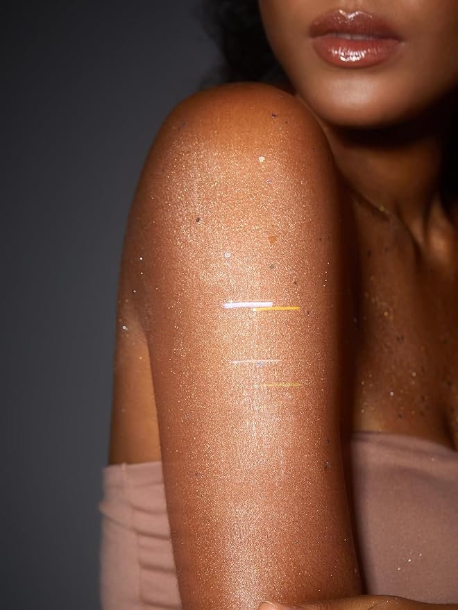 SHEGLAM Party Starter Body Highlighter Glitter Gel Quick-Drying and Non-Sticky Glitter Spray Liquid Highlighter for Face Hair Body Glitter-Feelin' Extra