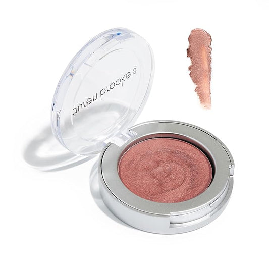 Lauren Brooke Cosmetiques Cream Eyeshadow | Natural Organic Eye Makeup, Richly Pigmented Creme Eyeshadow For Women (Rose Brown Shimmer)