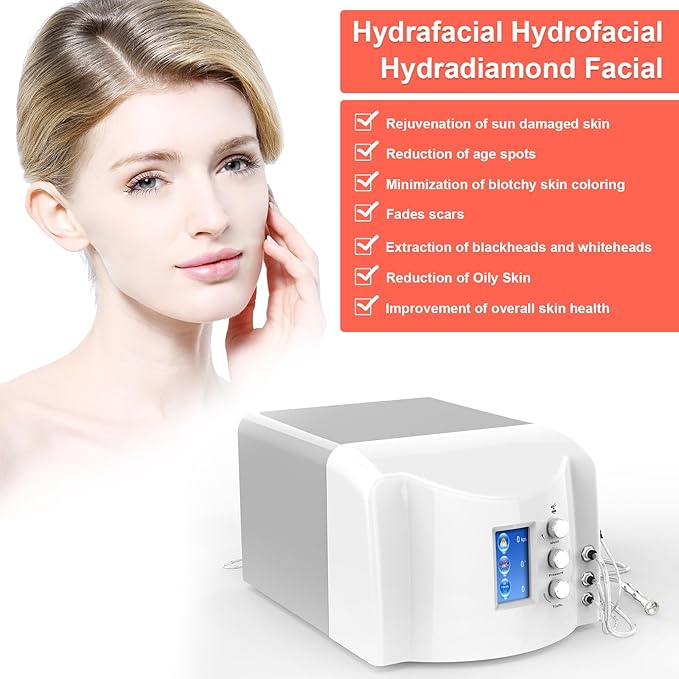 Water Diamond Peel Micro Diamond dermabrasion Machine SPA Water Peel System Facial Skin peeling cleaning ETSPA90