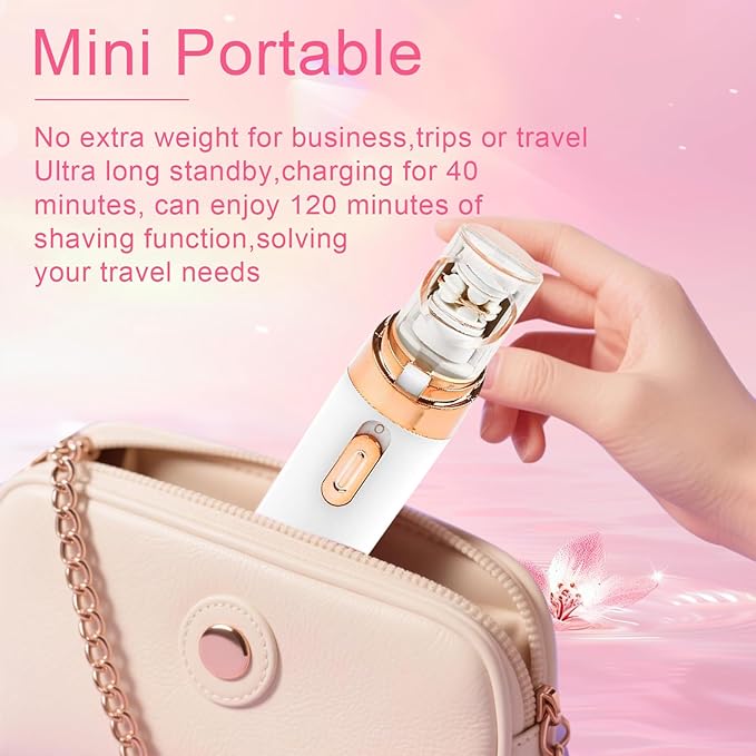 Epil Pro 3.0 Women Face Epilator 2025 New - 2-in-1 Rechargeable Facial Hair Removal for Women, IPX5 Waterproof Epilator with 3 Eyebrow Trimmers,Beauty Removal for Woman(1PC-White)