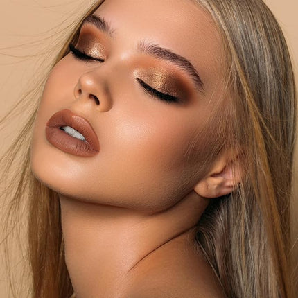 MYSTER ROSEY Nudes Series Mini Eyeshadow Palette, Velvety Matte Finish, 6 Nude Taupe & Brown Neutral Eye Shadows, Travel Friendly Size, Vegan, Cruelty-free,Long-lasting