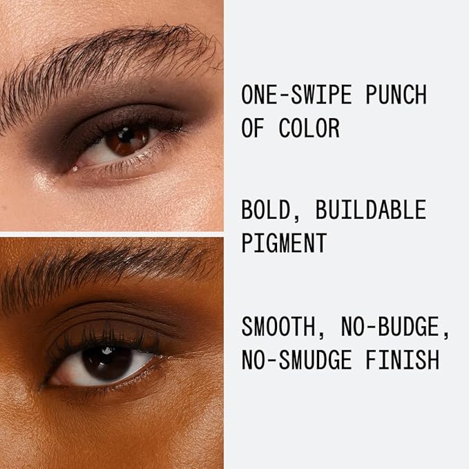 about-face Matte Fluid Eye Paint Weightless – High-Pigment Liquid Eyeshadow, Long-Lasting, No-Budge Matte Finish, Vegan & Cruelty-Free (Chocolate Brown)