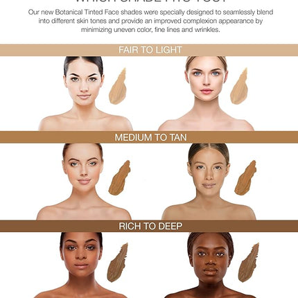 Australian Gold Botanical SPF 50 Tinted Sunscreen for Face, Non-Chemical BB Cream & Mineral Sunscreen,Water-Resistant,Matte Finish,For Sensitive Facial Skin,Rich to Deep Skin Tones, 3 FL Oz, Rich-Deep