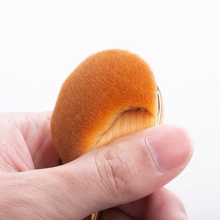 Yoseng Oval Foundation Brush 5 Pcs Toothbrush Makeup brushes Fast Flawless Application Liquid Cream Powder Foundation With Makeup Brush Case