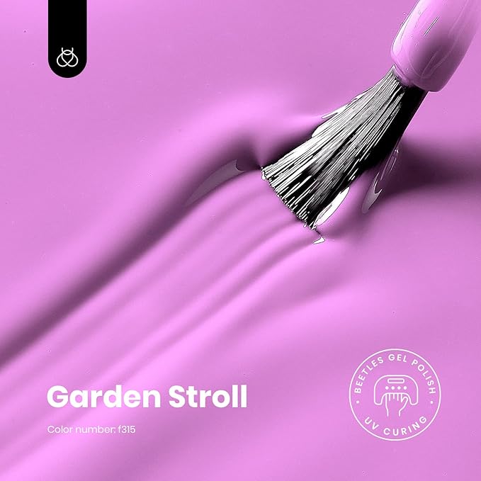 Beetles Purple Gel Nail Polish, 1 Pcs 15ml Light Pastel Purple Gel Polish All Season Soak Off DIY Manicure Salon Uv Fuchsia Shades Nail Art Design Gift for Women Girl