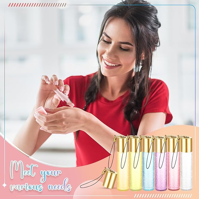 Sumind 150 Pcs Essential Oil Roller Bottles 10 ml Glass Roller Bottles with Stainless Steel Roller Balls Empty Bottles Leak Proof Roll on Bottles with 5 Funnel for Travel Essential Oil (Multicolor)