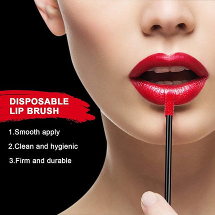 300pcs Disposable Lip Brushes Make Up Brush Lip Gloss Applicators Lipstick Wands Tool Kits Lip gloss