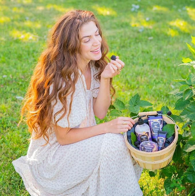 Camille Beckman Glycerine Hand Therapy Cream, Blackberry Lavender, 8 Ounce