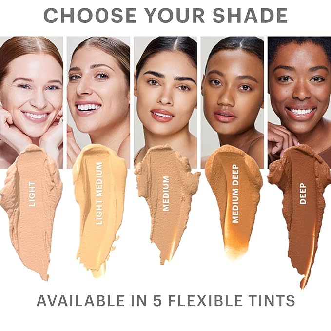 Glo Skin Beauty Oil-Free Tinted Primer SPF 30, (Light Medium), 1.7 oz - Mineral Makeup for Face, 4-in-1 Foundation Primer, Sheer Coverage, Skincare & Sunscreen With Broad Spectrum UVA/UVB Protection