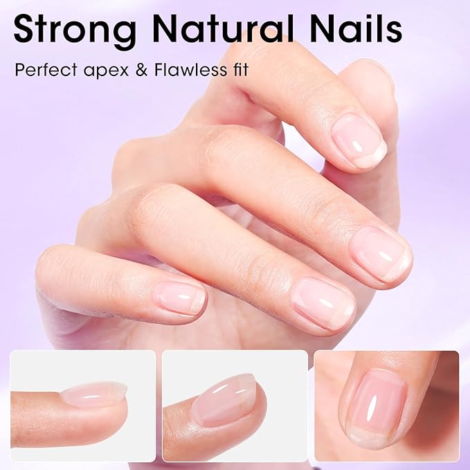 GELLEN Builder Gel for Nails, 18ml Clear Nail Extension Hard Gel in Bottle, Soak off Long Lasting U V Cured Nail Strengthener for Salon Quality Nail Art