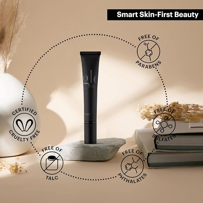 Glo Skin Beauty Satin Cream Foundation Makeup for Face, Golden Dark - Full Coverage, Semi Matte Finish, Conceal Blemishes & Even Skin Tone