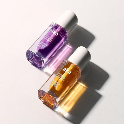 Laka Soothing Vegan Lip Oil, 4.5g/0.15oz., Nourishing Formula with Jojoba Seed Oil for Healthy Lips, Cracked and Chapped Lips, Vegan, K-Beauty (#Calming Purple)