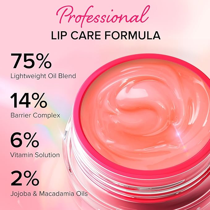 MAREE Lip Moisturizer - Lip Mask Overnight 2 Pack - Moisturizing Lips Butter Balm with Hyaluronic Acid - Lip Sleeping Mask - Lip Moisturizer For Very Dry Lips Care - Hidratante de Labios Care Products