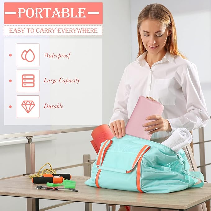 Sanwuta 9 Pcs Makeup Bags Bulk PU Double Zippers Cosmetic Bag Makeup Toiletry Pouch Portable Travel Organizers Case for Women Bachelorette Party End of The Year Bridesmaid Gift(Rose Gold)