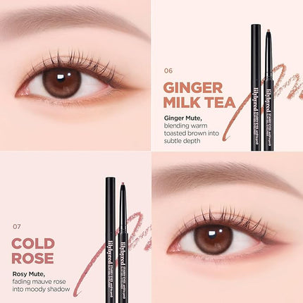 lilybyred Starry Eyes Am9 to Pm9 Slim Gel Eyeliner | Korean Ultra-Slim 2mm Gel Eyeliner, Intense Color Payoff, Creamy Formula, Easy Blending, Smudge-Proof, Long-Lasting, 0.004 oz. (01 Matt Black)