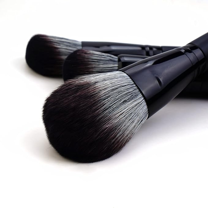 MAGEFY Makeup Brush Set, 22 Pcs Premium Synthetic Makeup Brushes Foundation Eyeshadow Brush Powder Blush Concealers Brush Set Travel Makeup Brushes with Case(Black)