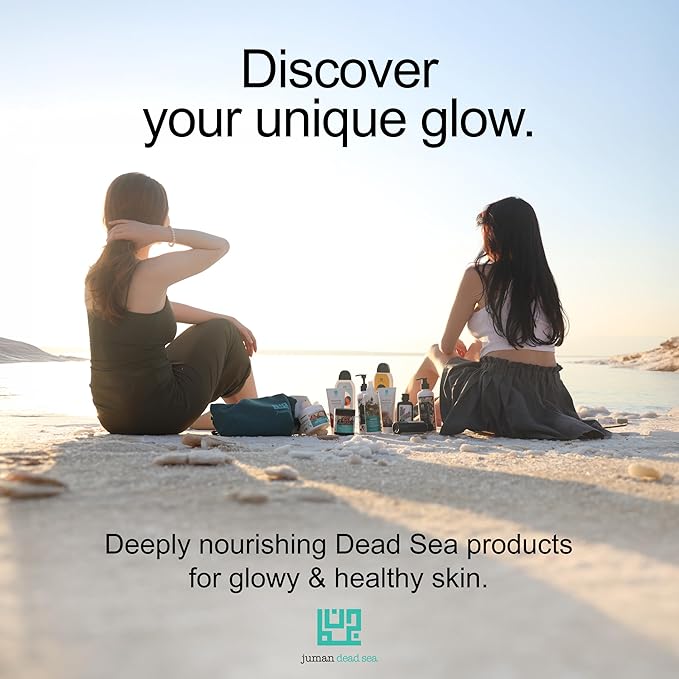 JUMAN Dead Sea Minerals Fast Absorbing & Non-Greasy Body Lotion | Vanilla | Intense Beauty Dry Skin Moisturizer | Hydrating Moisturizer with Shea and Cocoa Butter & Sweet Almond Oil | Vegan | 11.8 OZ