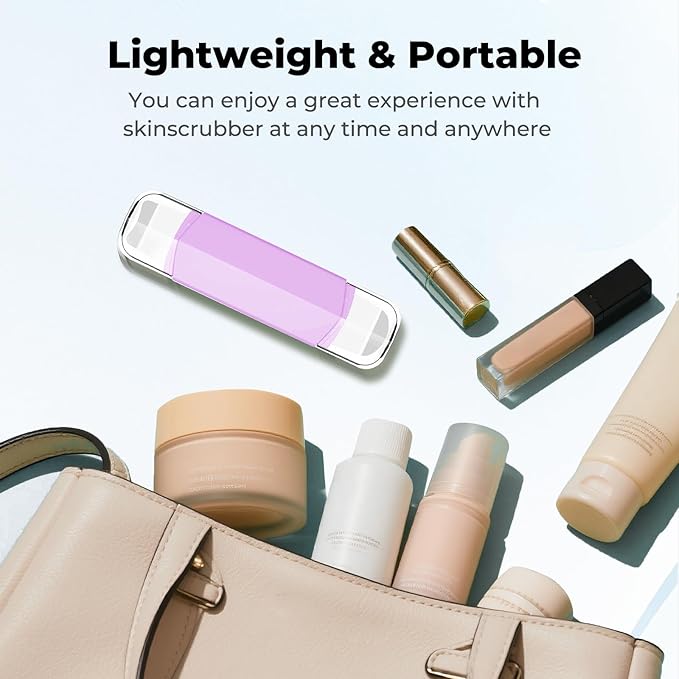 Blackhead Remover Tool Face Scrubber: PETYDOOT Double-Headed Face Spatula Skin Scrubber, Nose Pore Cleaner Blackhead Remover for Facial Deep Cleansing Skin Care Tool for Men & Women(Purple)