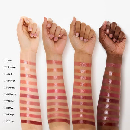 Laka 24HR Bonding Glow Lipstick, 3.7g/0.13oz., Long Lasting High-Shine Lipstick with Rich Color & Glassy Finish (#219 Fairy)