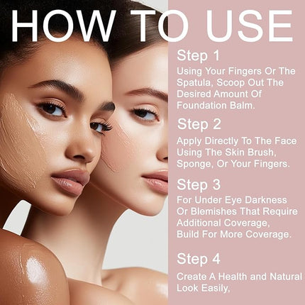 4-in-1 Magic Neutral-Tone Concealer | Korean Hydrating Full Coverage Foundation | Waterproof Color Balancer & Imperfection Eraser (#2 Neutral)