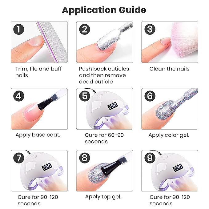 RARJSM Gel Nail Polish Glitter Sparkly Rose Red Chunky Shimmer Iridescent Gelpolish 15ml Holographic Rainbow Effect Soak off L e d U V Curing Required High Pigments for Home Manicure Nail Art