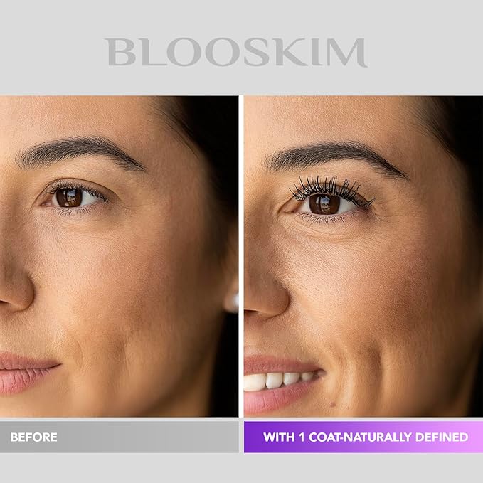 Mascara for Older Women: Hypoallergenic Black Prime Mascara for Sensitive Eyes, Non-Clumping Formula for Mature Women, 5.5g