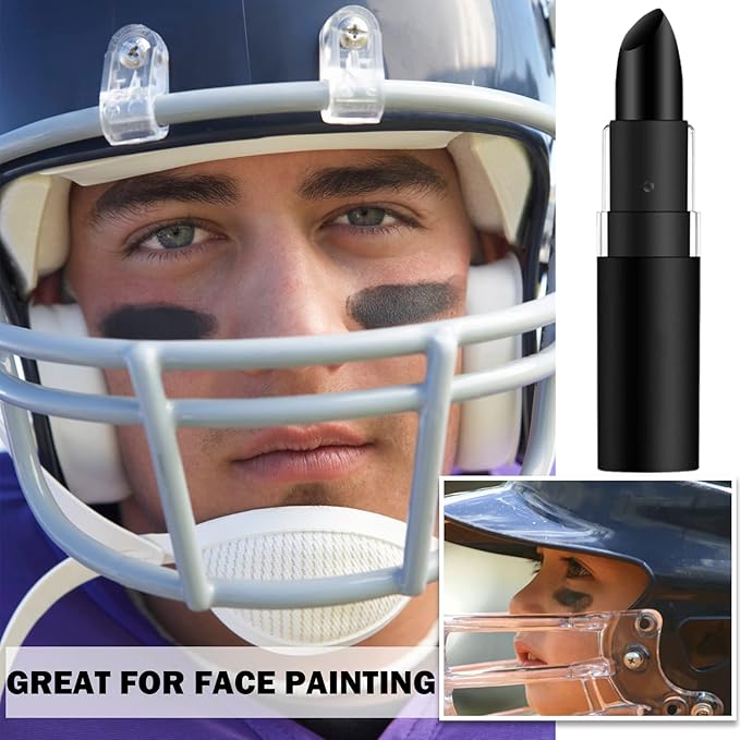 CAHIUYOA Eye Black Stick for Sports,Professional Eyeblack Sports Football Baseball Softball Eye Black Eye Shadows Face Body Paint Stick Makeup