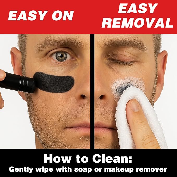 8PCS Face Body Paint Stick, Oil Based Face Painting Kit for Halloween Clown Monster Skull Vampire Costume Cosplay Makeup, Sports Eye Black for Football, Baseball, Softball