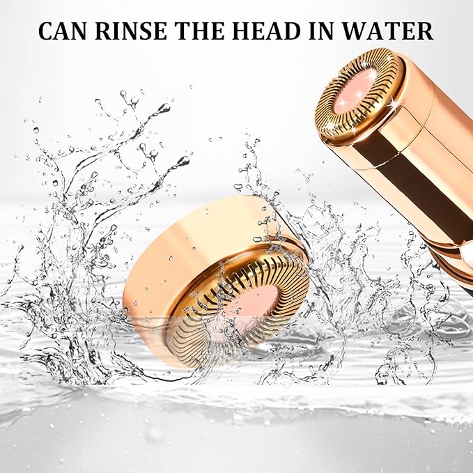 Facial Hair Removal for Women, Electric Painless Rechargeable Facial Hair Remover for Face, Lip, Chin