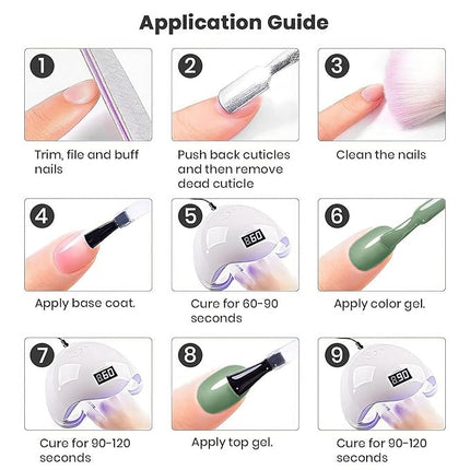 RARJSM Sage Green Gel Nail Polish Sage Gray Gel Nail Polish 1PCS 15ML Green High Pigment GelPolish Soak off UV LED Curing Required Nail Art French Manicure Salon DIY at Home