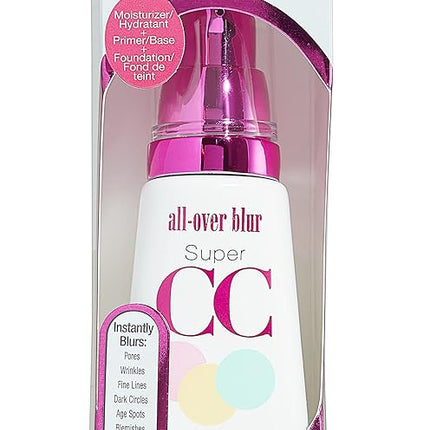 Physicians Formula Super CC+ Cream Foundation, Light Medium, Dermatologist Approved, Color-Correction and Care All-Over Blur CC Cream