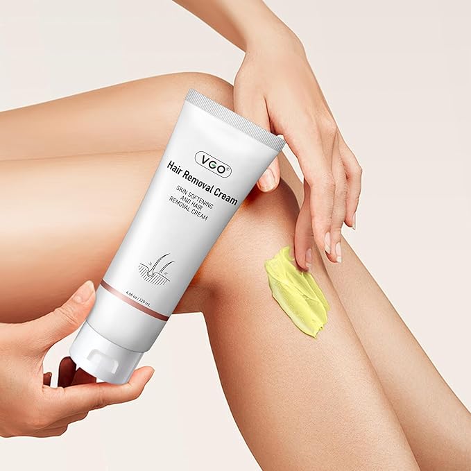 VGO Painless Bikini Gel Lotion for Unwanted Hair - All Skin Types, for Women & Men, 120ml * 2PCS