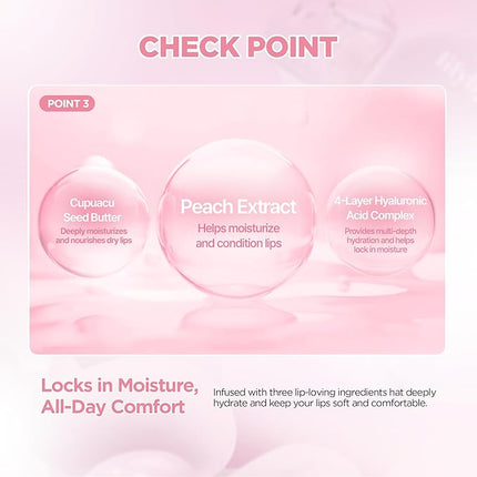 lilybyred Balming Dewy Tint | Korean Semi-Glow Lip Stain, Velvet to Soft Glow Texture, Sheer Buildable Color, Moisturizing & Lightweight, Natural Flush Look, Non-Sticky, 0.21 oz. (05 Squeeze Apple)