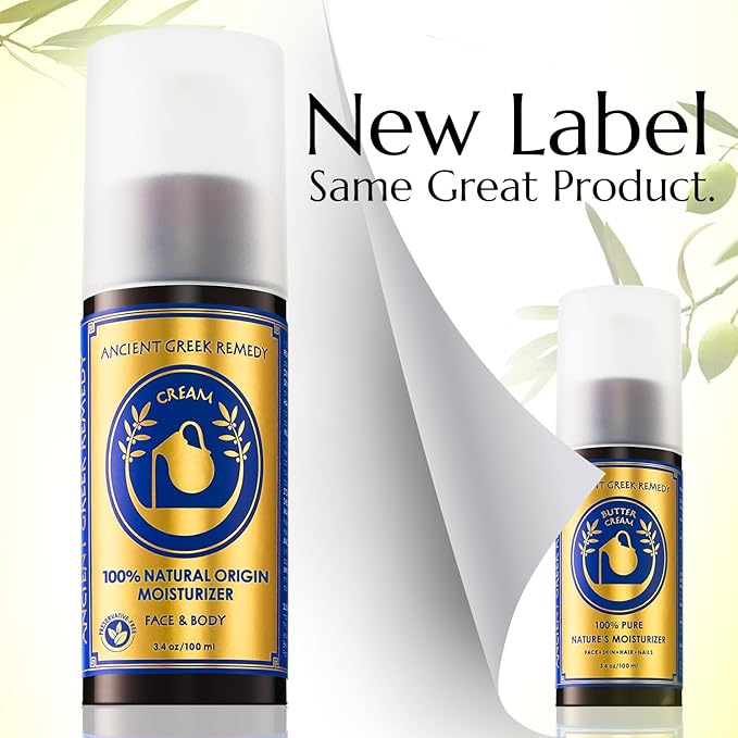 Organic Anti Aging Face and Body Butter Cream for Dry Skin, Hair, Hands, Cuticle, Nails. Made of Almond, Olive, Jojoba Vitamin E, Lavender oil. Day and Night Moisturizer for Women and Men