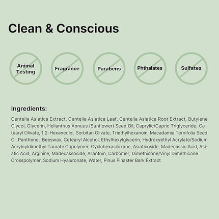 COSRX Pure Fit Cica Cream, 50ml / 1.69 fl.oz | Centella Asiatica Face Moisturizer Recommended for Acne-Prone Skin, Reduce Redness | Not Tested on Animals, Korean Skincare