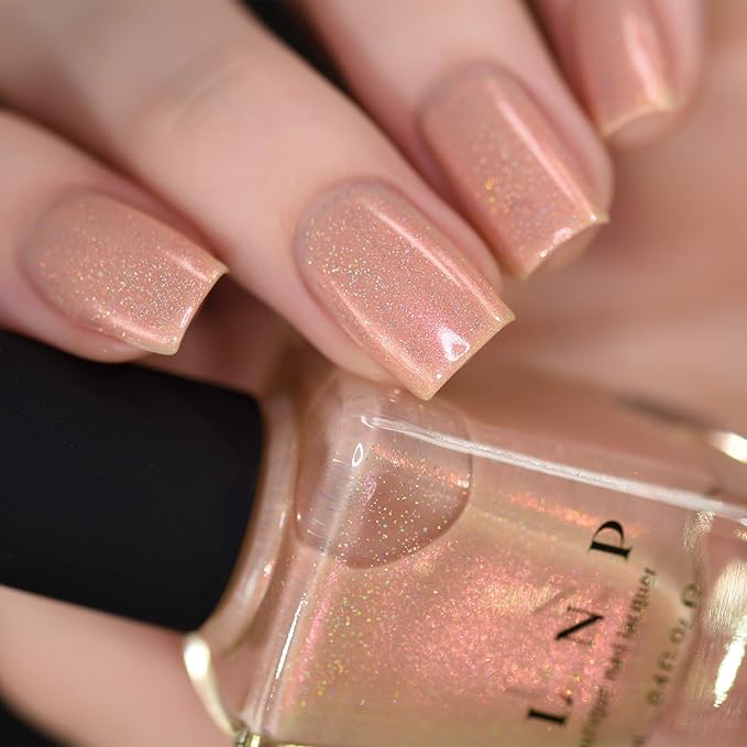 ILNP Secret Society - Beige Holographic Shimmer Nail Polish