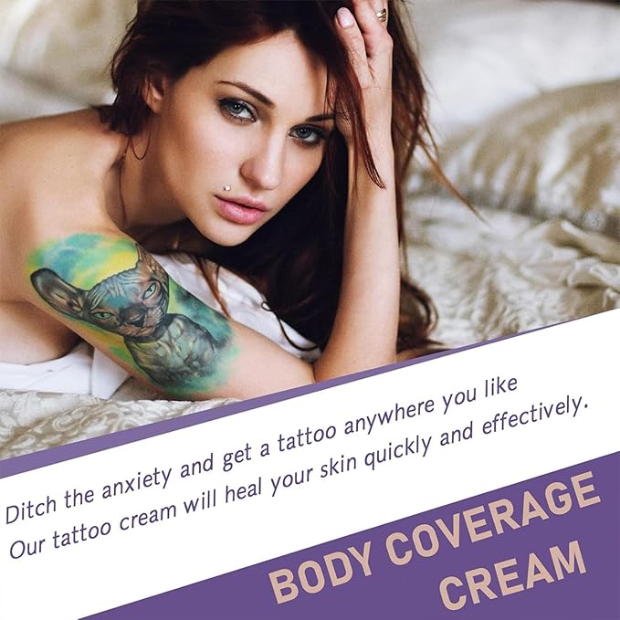 Body Coverage Perfector Waterproof, Body Perfector Skin Full Coverage, Body Makeup Waterproof No Transfer for Leg, Tattoo & Scar Cover-Up Makeup Long‑Lasting 2.5oz(Lvory)