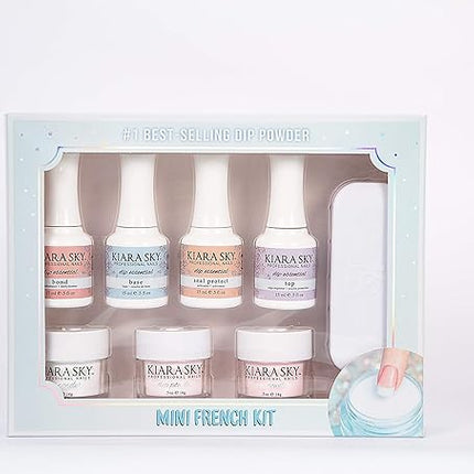 Kiara Sky French Manicure Dip Powder Starter Kit | Mini Size