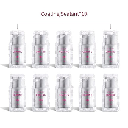2025 Upgraded Fast Perm Lash Lift Kit Eyelash Perm Kit Eyelash Coating Lotion (Quantity: 10 Packs)