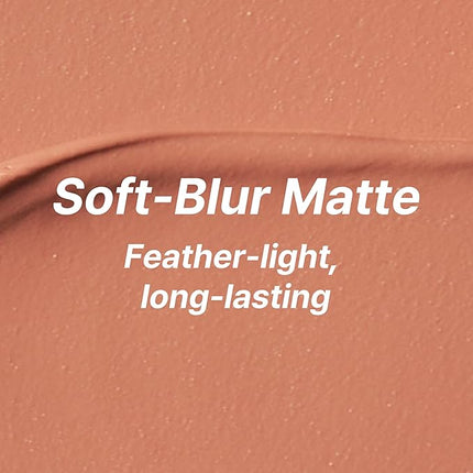 Touch in Sol Vegan Again Blur Core Lip Tint (#Nutty Nude) - Long Lasting, High Pigment Velvet Matte Lip Stain – Lightweight Smooth Blur Finish